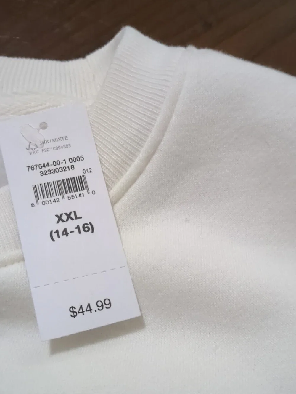 GAP Cream Crewneck Sweatshirt with Minnie Mouse and Red Logo